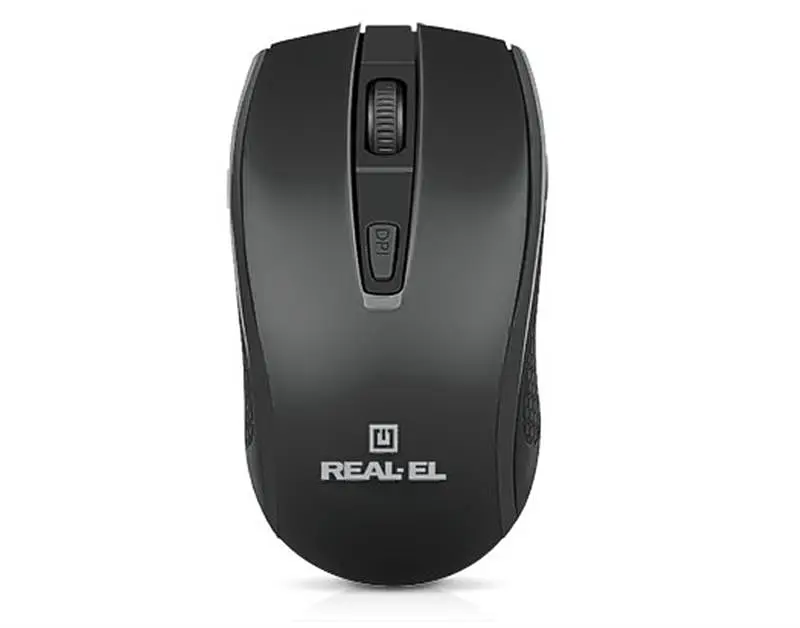 Миша бездротова REAL-EL RM-308 Black USB (EL123200033) - фото 7
