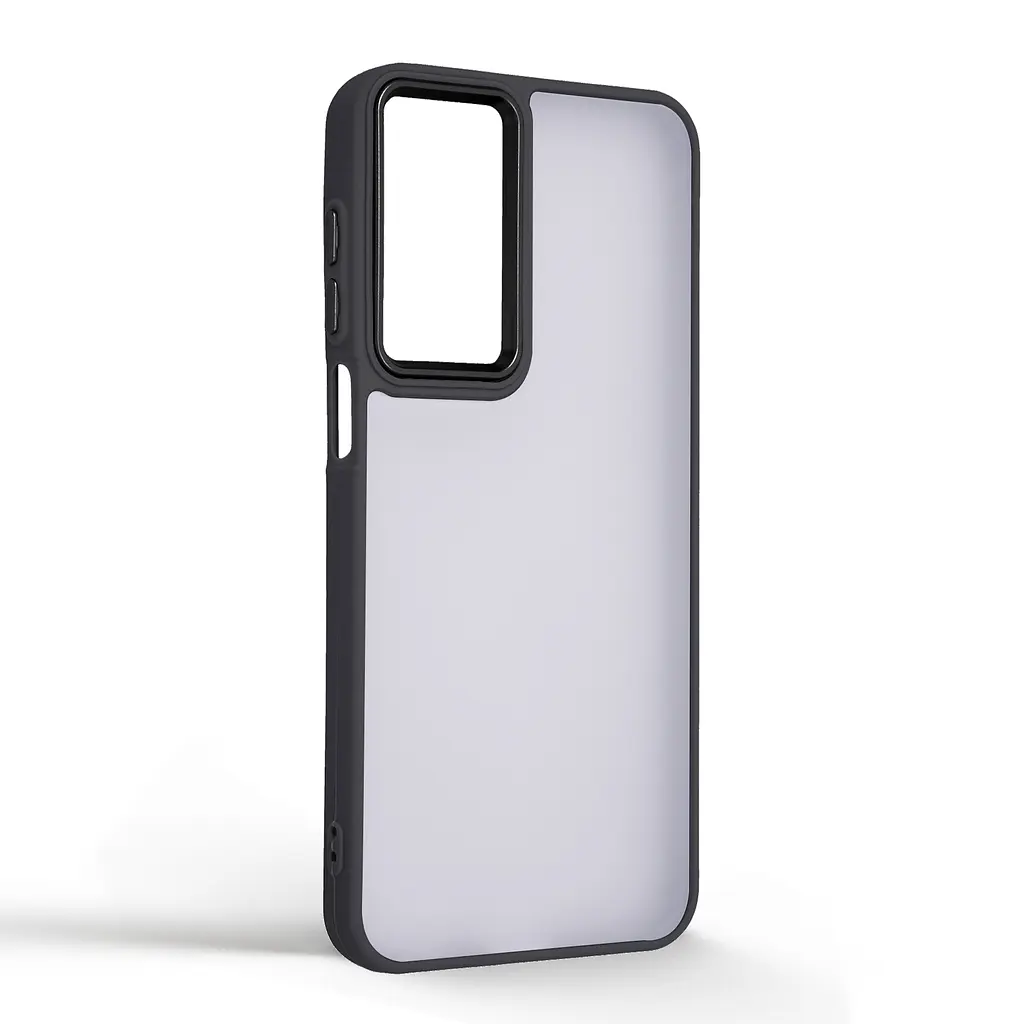 Противоударный чехол для Samsung Galaxy A16 4G (A165), Frame, черный, панель-накладка, термополиуретан TPU + поликарбонат PC, защита всего корпуса, защита кнопок и камеры, устойчив к деформациям, ArmorStandart (ARM84800) - фото 2