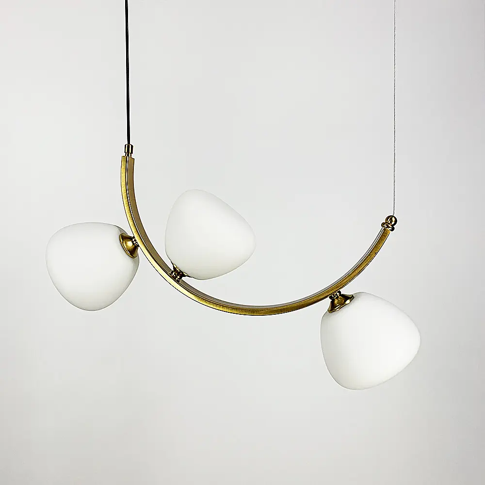 Вражаюча люстра MODERN FLORAL ARCH на 3 плафони Line.F C 18D/3 AB