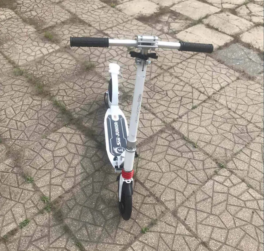 Дитячий електросамокат SNS Junior Білий - фото 5