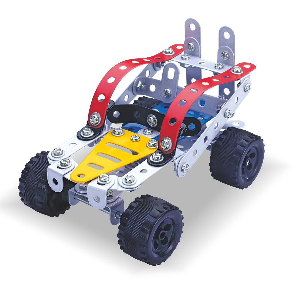 Конструктор Zephyr Mechanic Racing Cars металлический развивающий 155 элементов 15 моделей - фото 2