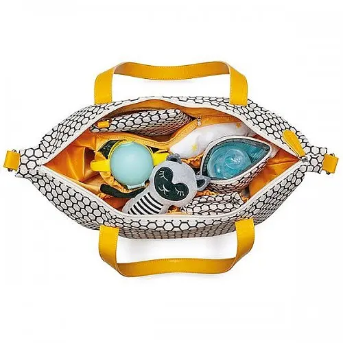 Сумка для мами Canpol babies Lady Mum з кріпленням до коляски чорний з білим (78/503) - фото 3