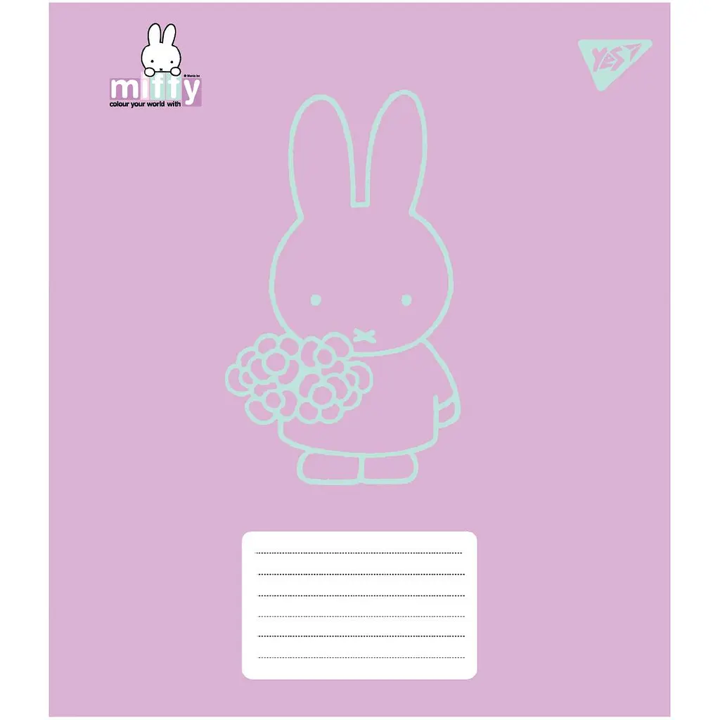 Набор тетрадей Yes Miffy Bunny A5 в косую линию 12 листов 25 шт. (767619) - фото 5
