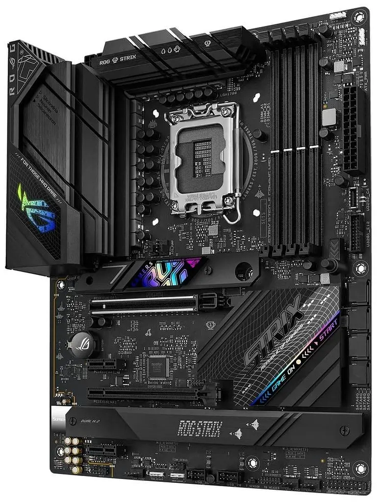 Материнская плата ASUS ROG STRIX B760-F GAMING WIFI (ROG STRIX B760-F GAMING WIFI) (Socket 1700, Intel B760, ATX) Б/у - фото 2