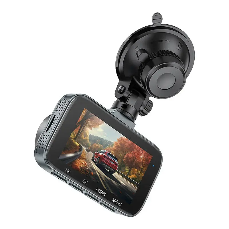 Відеореєстратор Hoco DV3 Driving recorder with 3-inch display Залізно-сірий - фото 2