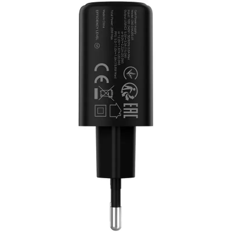 Зарядний пристрій Canyon OnCharge 200 20W 1xPD EU Black (CNE-CHA200-11) - фото 4