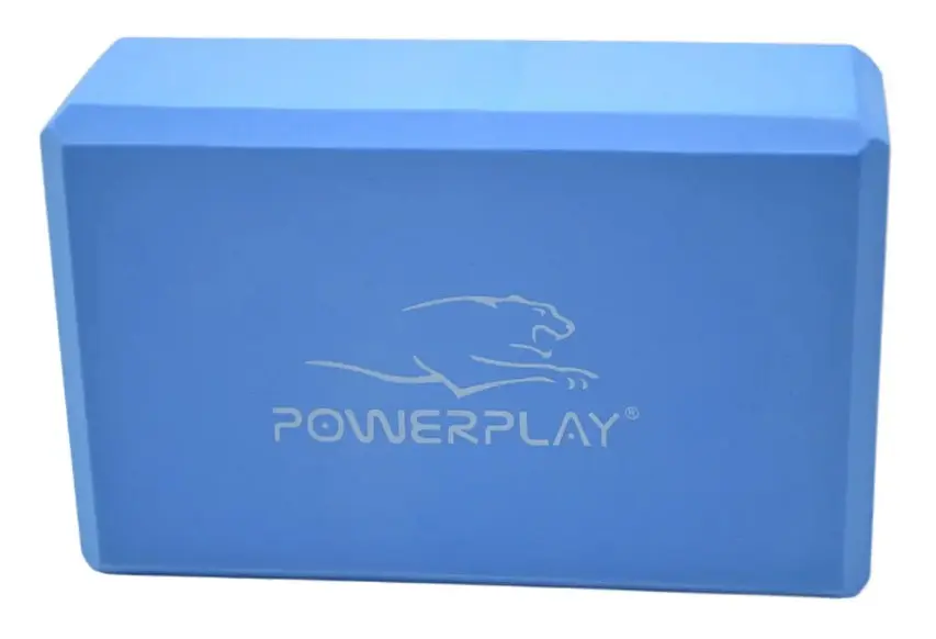 Блоки для йоги PowerPlay 4006 Yoga Brick EVA 2 шт Сині (PP_4006_Blue_2in) - фото 3