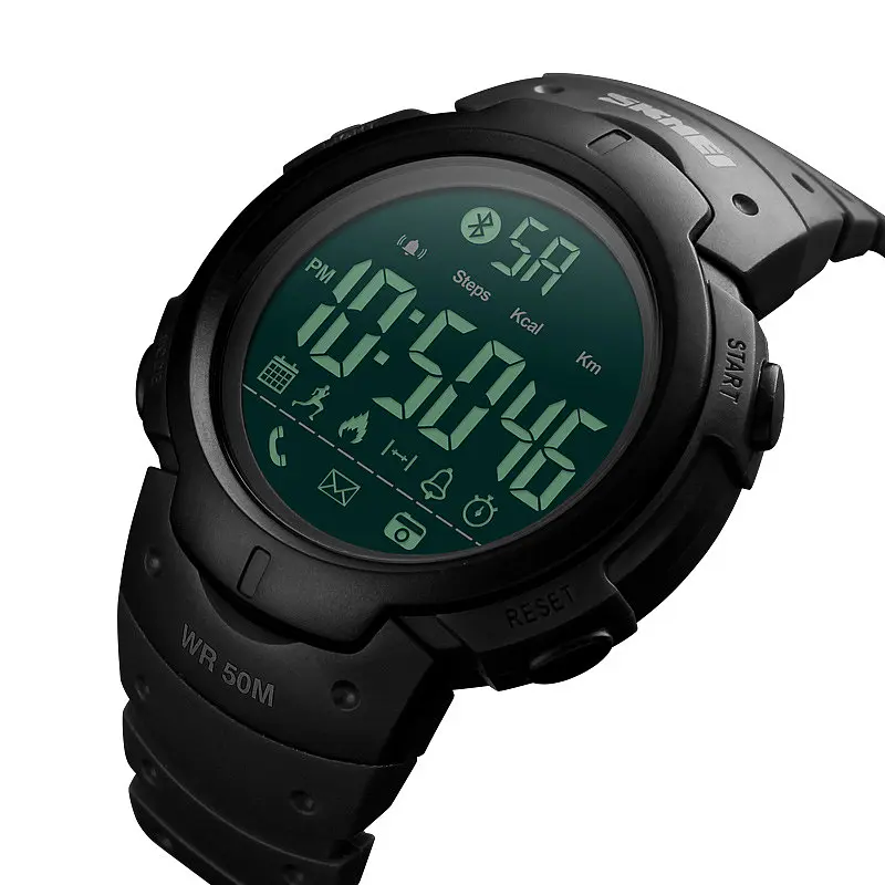 Наручний годинник чоловічий Skmei 1301 Black, 1301BK (12285) - фото 4