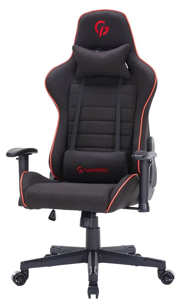 Крісло для геймерів GamePro GC575FB Black/Red - фото 4