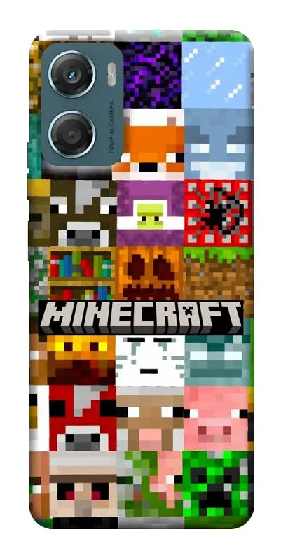 Чохол Demsky Minecraft collage для Motorola Moto G06