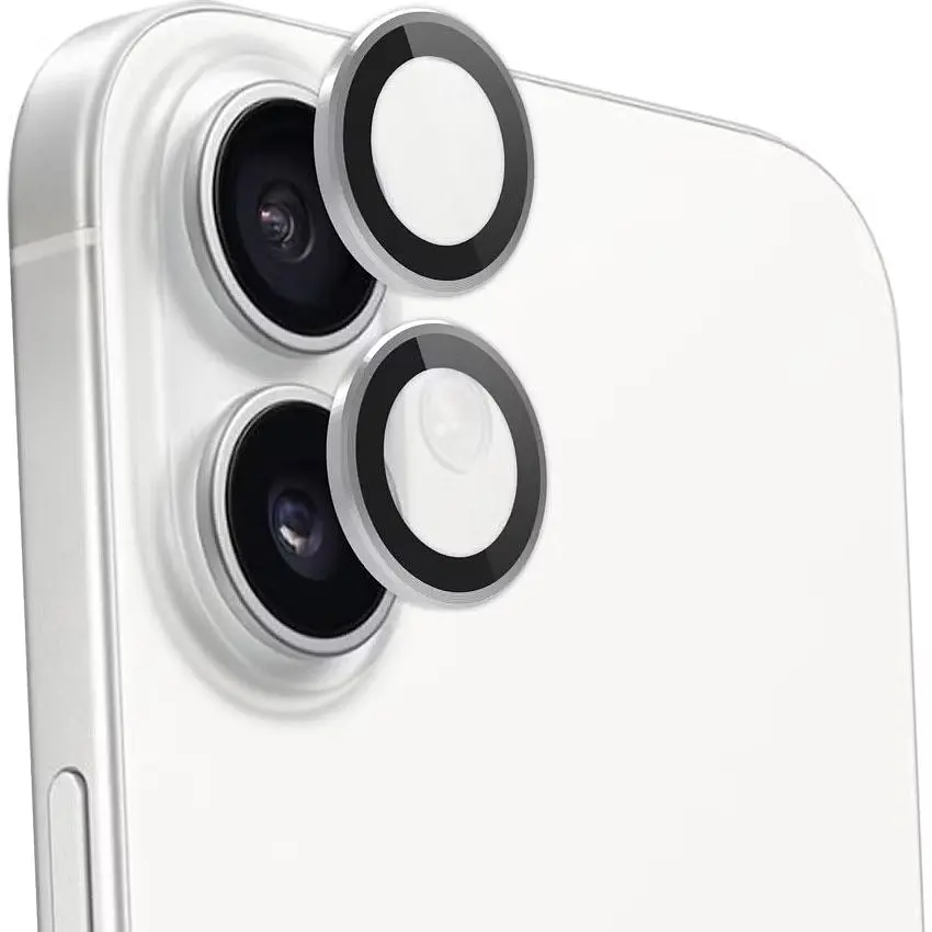 Захисне скло на камеру iLera FocusPro Lens для Apple iPhone 16/16 Plus White (iLFPW16) [124807] - фото 3