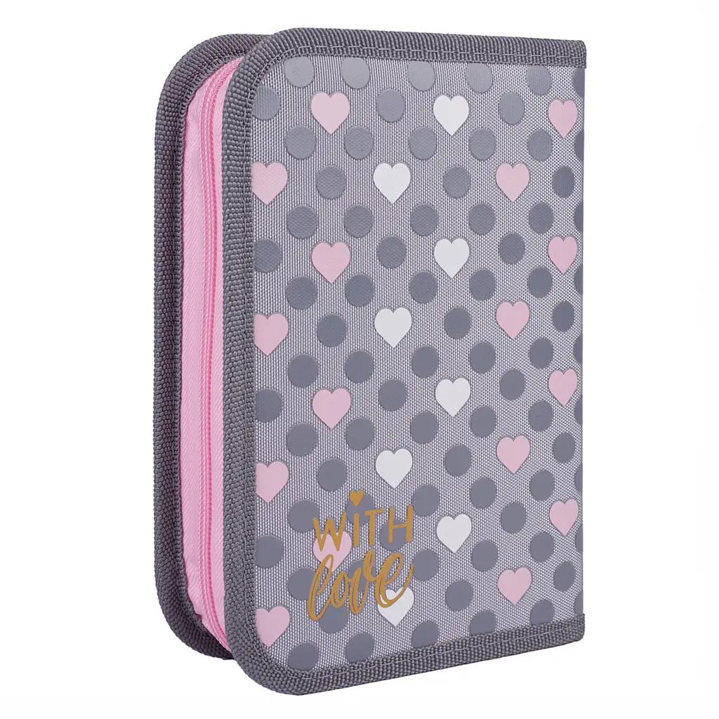 Шкільний пенал твердий одинарний з клапаном Yes With Love HP-03 - фото 2