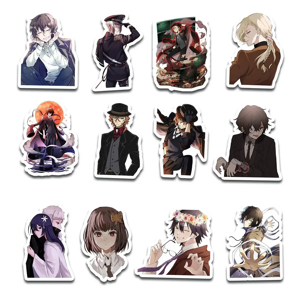 Стікерпак GeekLand Bungo Stray Dogs 45 штук (SP BSD 01) - фото 4