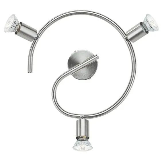 Светильник Philips Limbali plate/spiral nickel 3x50W 230V потолочный/настенный акцентного освещения (915005221801) - фото 2
