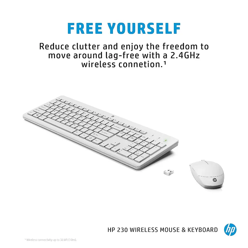 Комплект HP 230 Wireless UA White (3L1F0AA) - фото 3