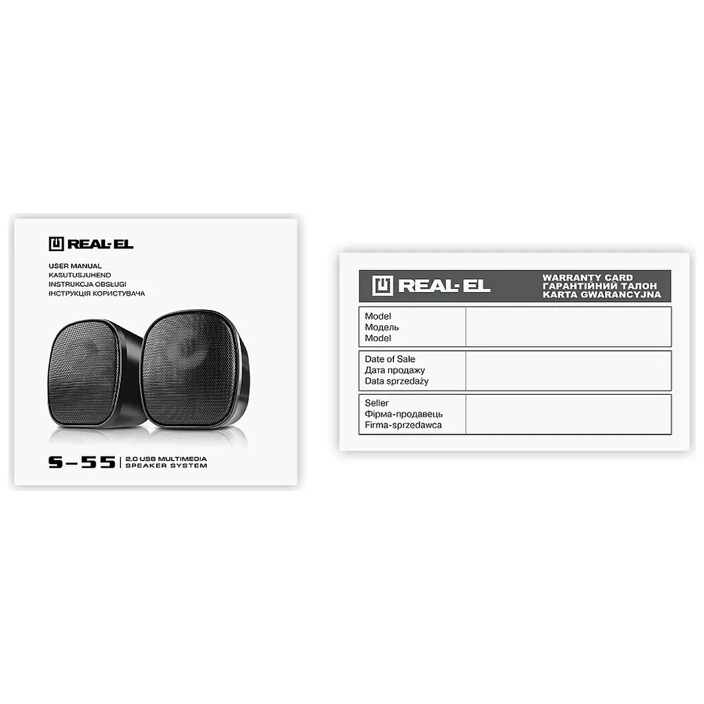 Акустична система REAL-EL S-55 Black (EL121100014) - фото 7