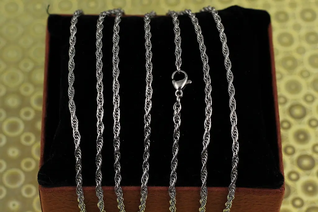Ланцюг Xuping Jewelry канатик 60 см 2 мм сріблястий