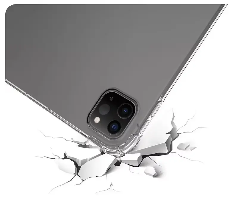 Чехол-накладка DK для Apple iPad Pro 11" M4 2024 Silicone Corner Air Bag Слот под Стилус clear - фото 5