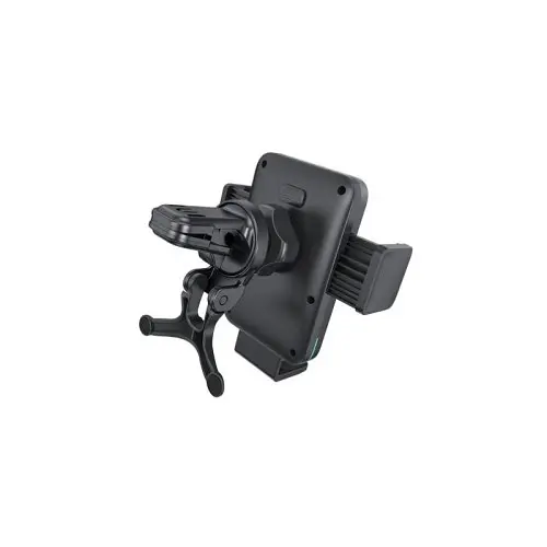 Автотримач XO WX041 Dual Arm Air Outlet 15W Wireless Charger Сірий - фото 3