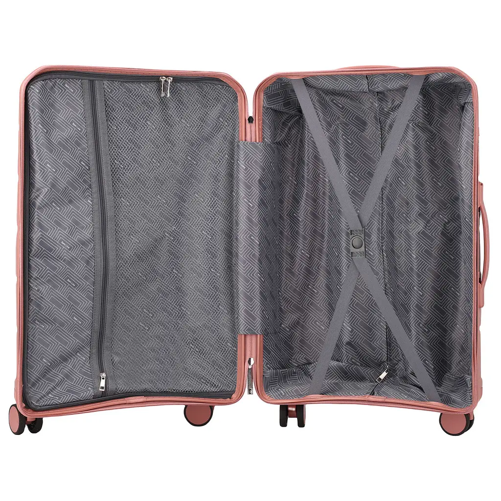 Валіза середня Semi Line 24 дюйми (M) дюйми (M) Polypropylene Pink (T5836-2) - фото 6