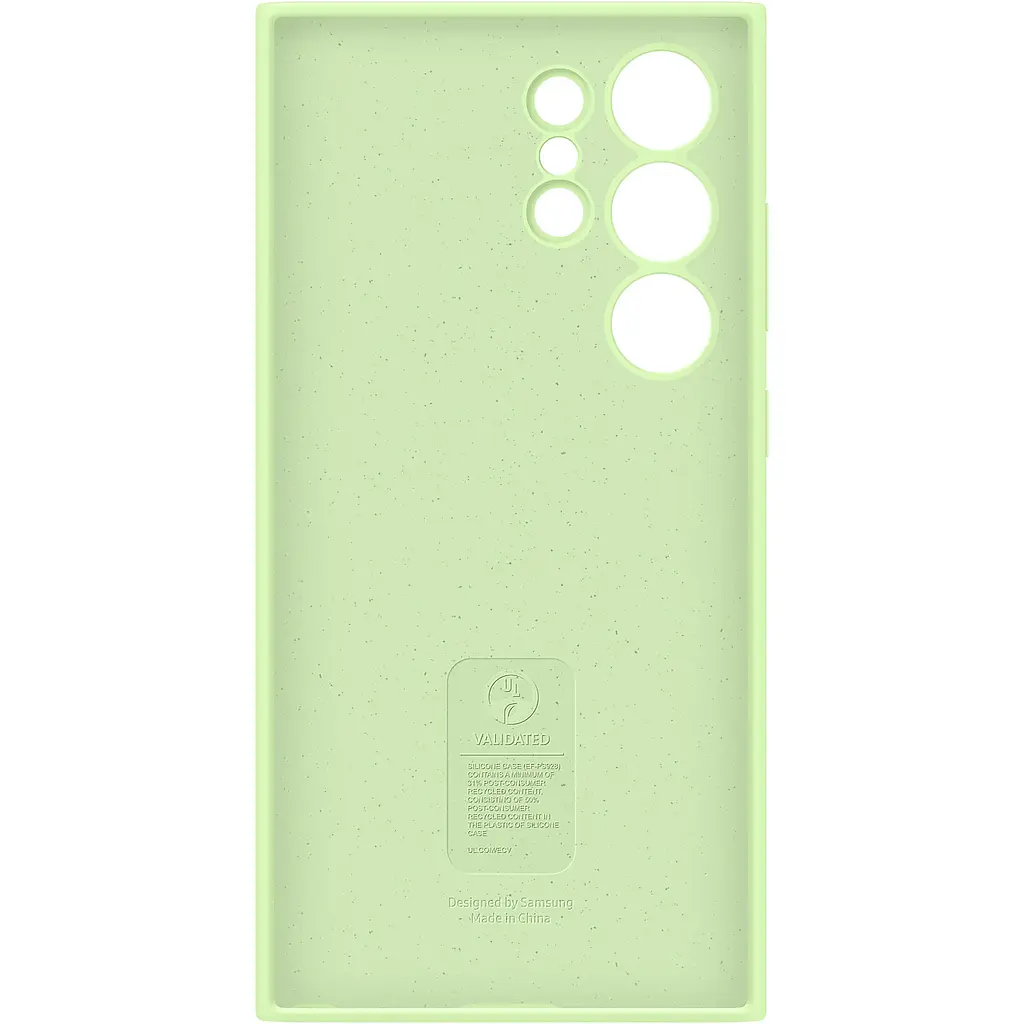 Чохол Silicone Case для Samsung Galaxy S24 Ultra Light Green [EF-PS928TGEGWW] [100736] - фото 4