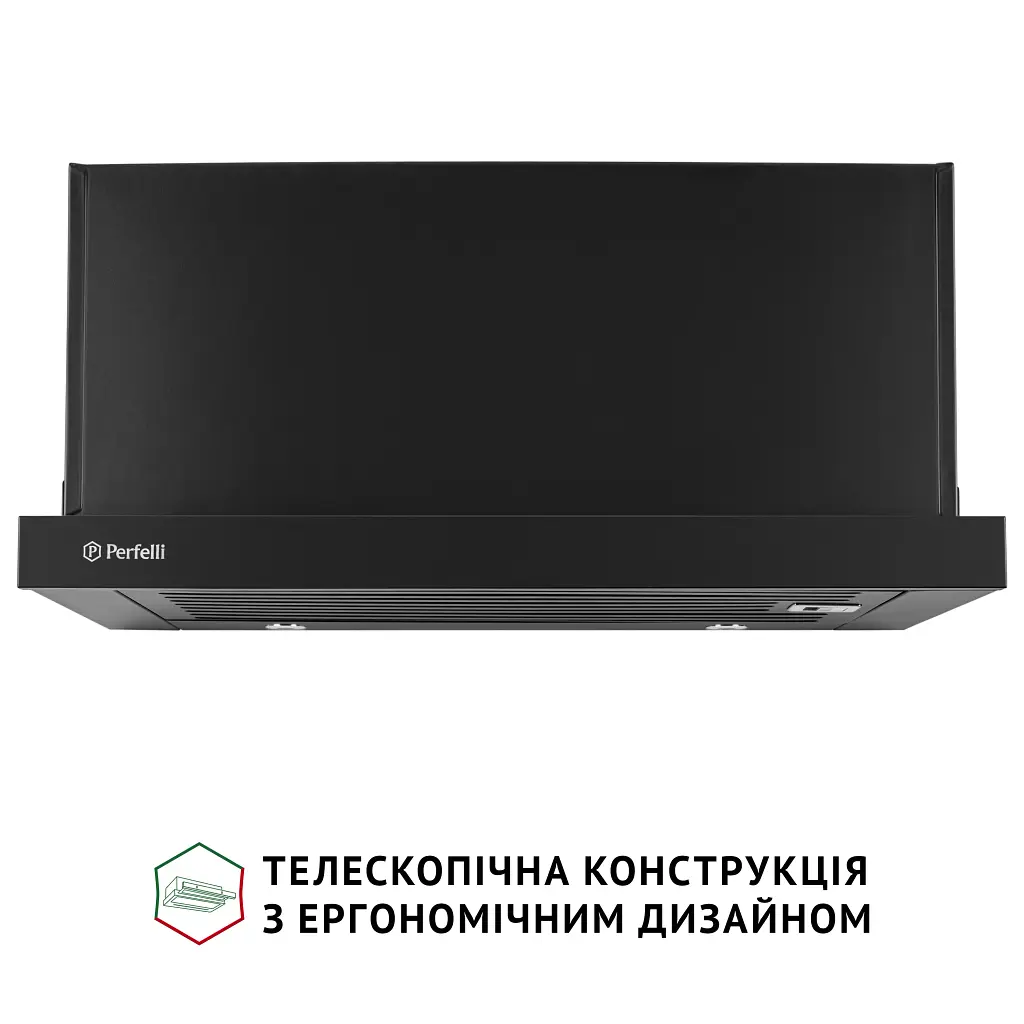 Витяжка телескопічна PERFELLI ISEO 6PMF NERO - фото 2