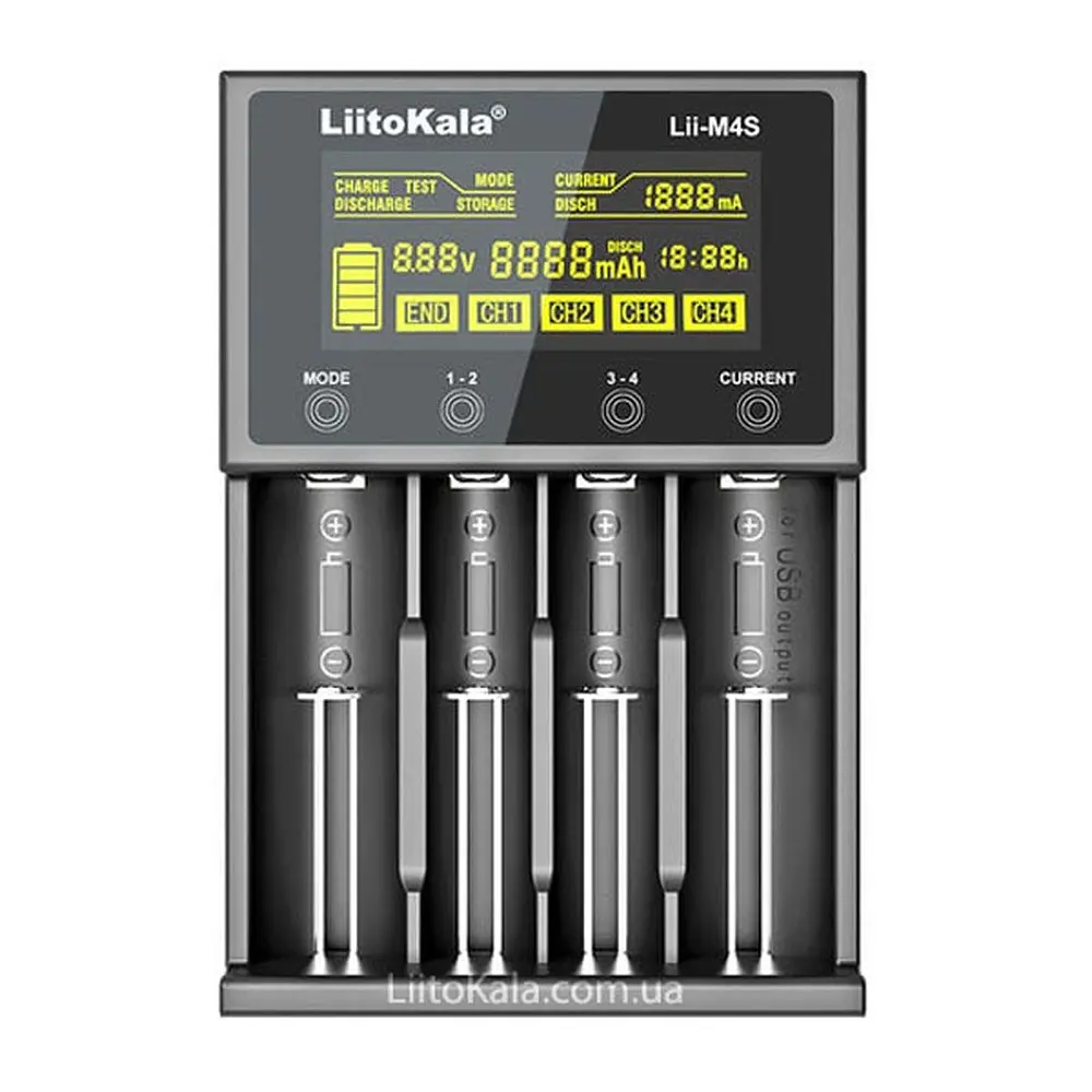 Зарядний пристрій LiitoKala Lii-M4S