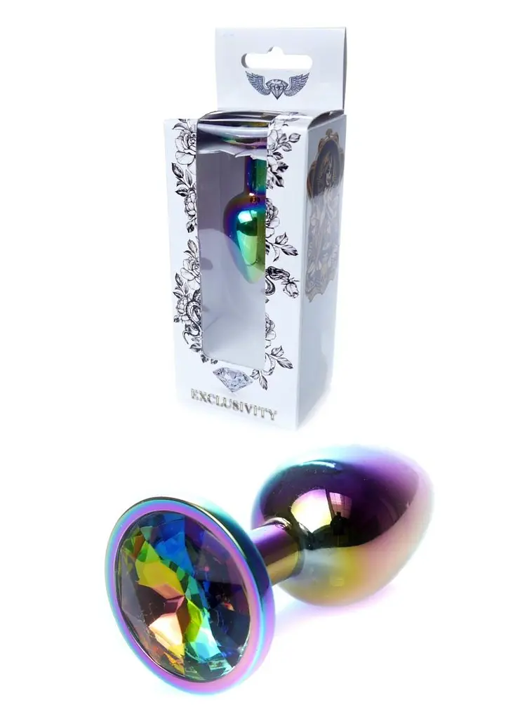 Анальна пробка - Jewellery Multicolour Plug Clear - фото 10