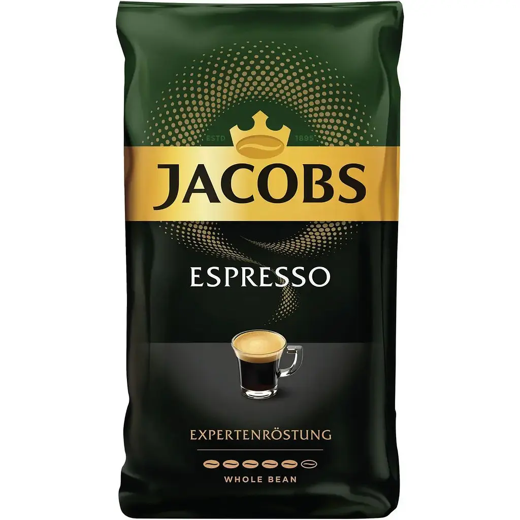 Набір кави в зернах Jacobs Espresso Expertenrostung 1 кг х 2 шт. - фото 2