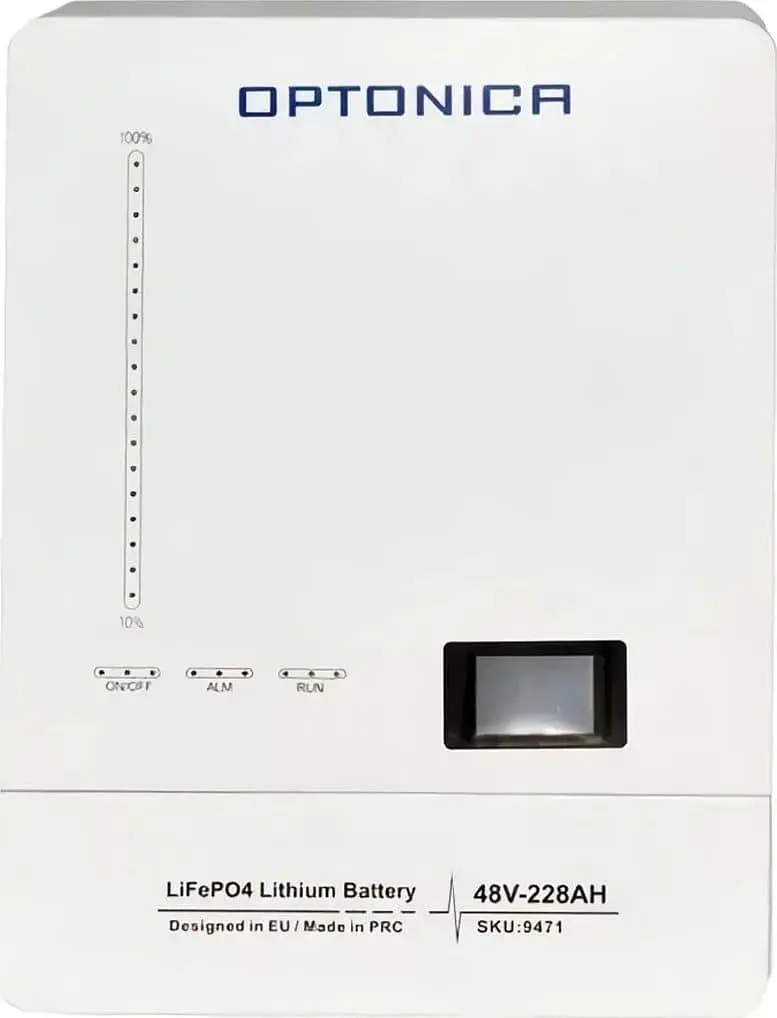 Акумуляторна батарея для ДБЖ Optonica LiFePO4 48 V / 228 А*ч (O-LiFePO4-228-48-15s) - фото 2