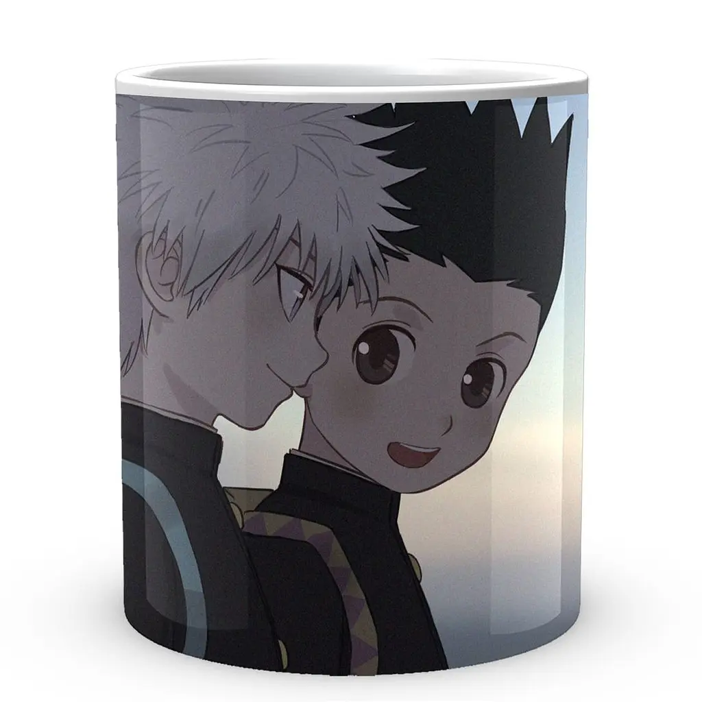 Кухоль GeekLand Hunter x Hunter Мисливець х мисливець Гон Киллуа HH 02.21 330 мл білий - фото 2