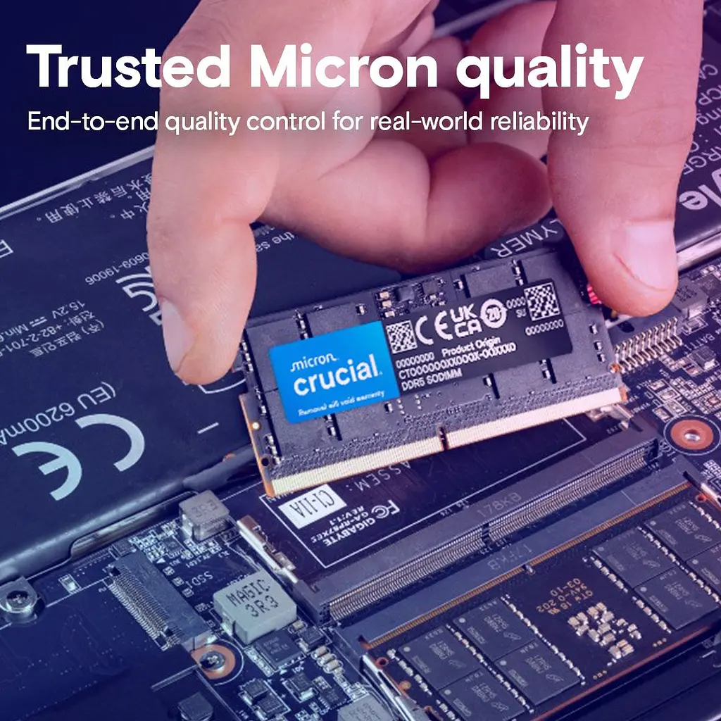 Модуль пам'яті DDR5 Crucial 2x64GB 5600MHz Black (CT2K64G56C46S5) [173658] - фото 6
