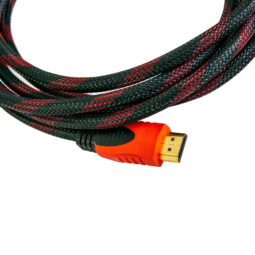 Кабель HDMI V1.4, шнур HDMI–HDMI 3 м, тканинна оплетка, для телевізора і комп’ютера - фото 4