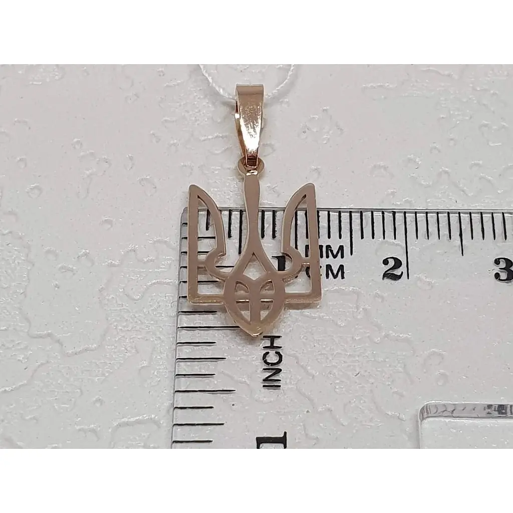 Золота підвіска Favoritum Тризуб. 310167_Б - фото 4