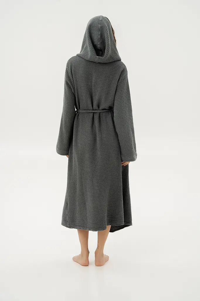 Халат Lotus Home - Rius antrasit антрацит S/M - фото 3