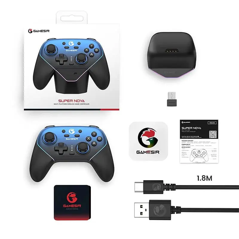 Ігровий контролер геймпад GameSir Super Nova T4n Pro Gamepad з док-станцією - фото 3