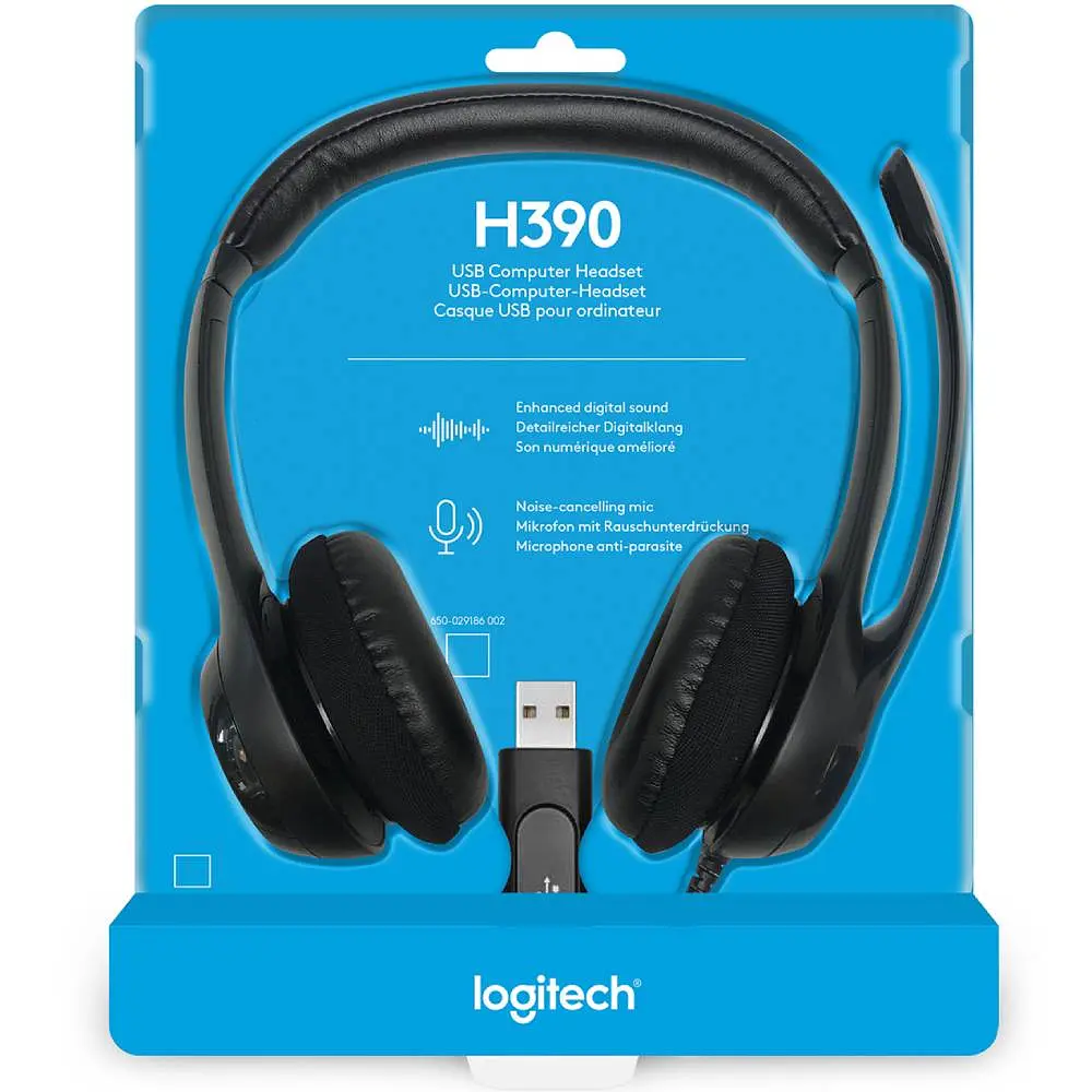 Комп'ютерна гарнітура Logitech H390 Black (981-000406) [104766] - фото 7