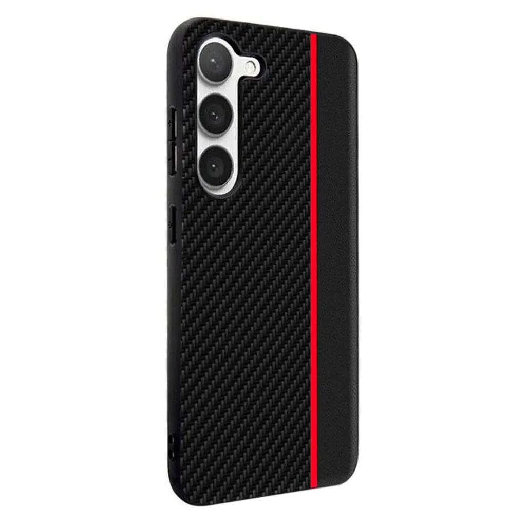 Чохол накладка Primolux CFC для Samsung Galaxy S23 (SMS911) Black&Red - фото 3