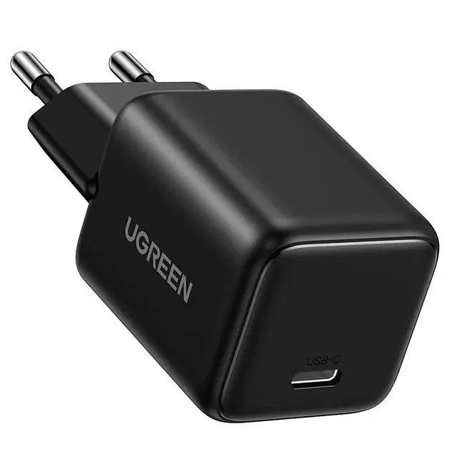 Мережевий зарядний пристрій UGREEN X513 30W USB-C GaN Fast Charger EU Чорний - фото 2