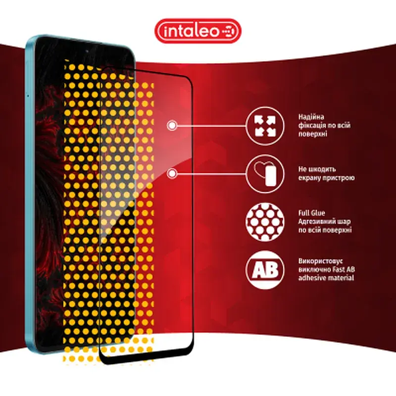 Скло захисне Intaleo Full Glue Honor X8A Black (1283126591174) - фото 7