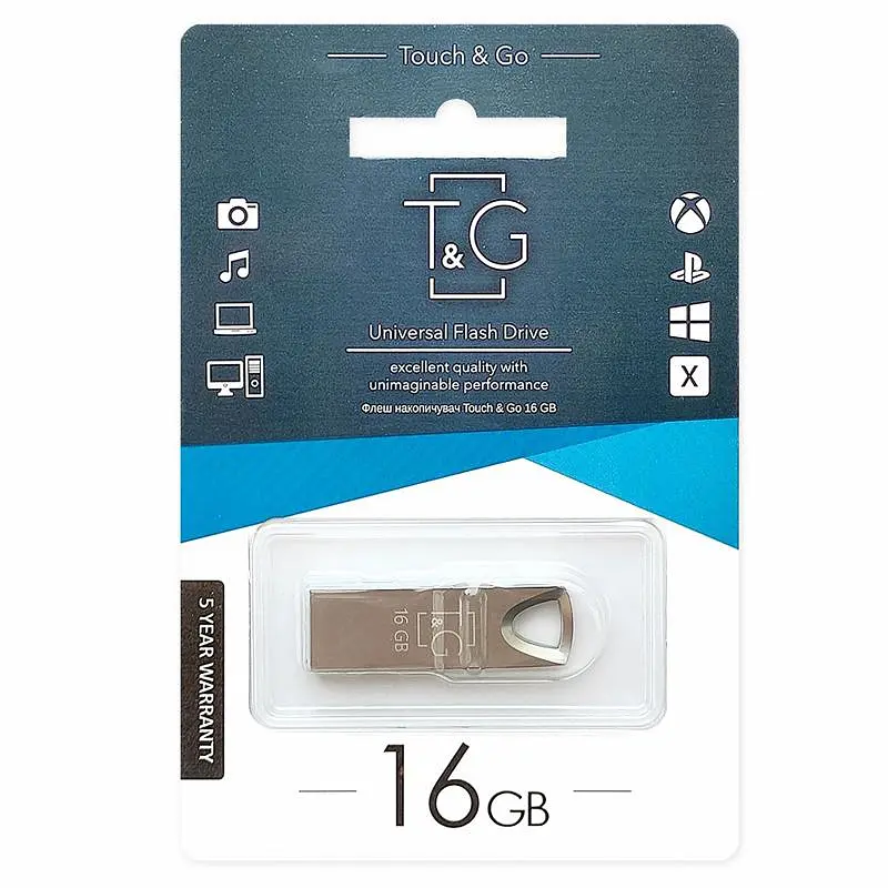 Флеш-накопичувач TG 117 Metal Series USB 3.0 - 16GB Срібний - фото 2