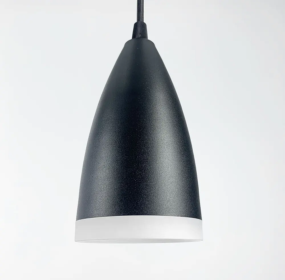 Підвісний світильник у чорному каркасі | Арт. ML323 чорний | Line F - фото 7