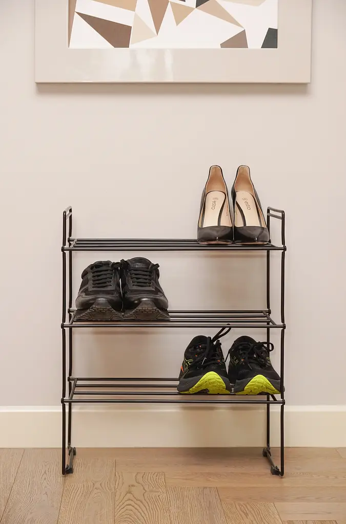 Етажерка для взуття Fabrika Home Art 48х25х60 см Чорний (FK1075B) - фото 6