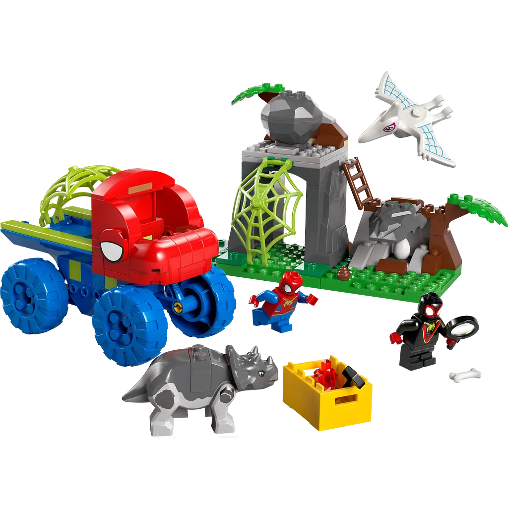 Конструктор LEGO Marvel Динозаврячий спасательный транспорт команды Паука, 136 деталей (11199) - фото 3