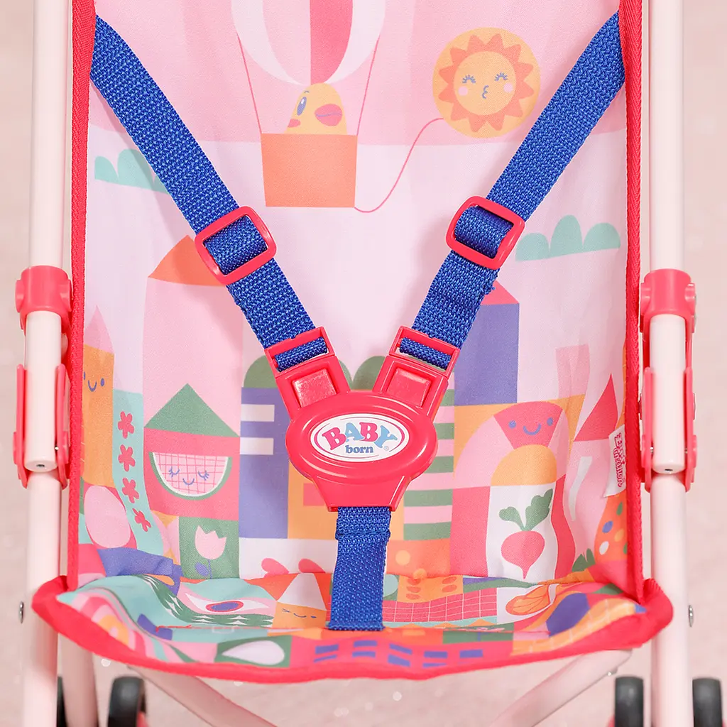 Коляска для куклы Baby Born Яркий город (840665) - фото 5