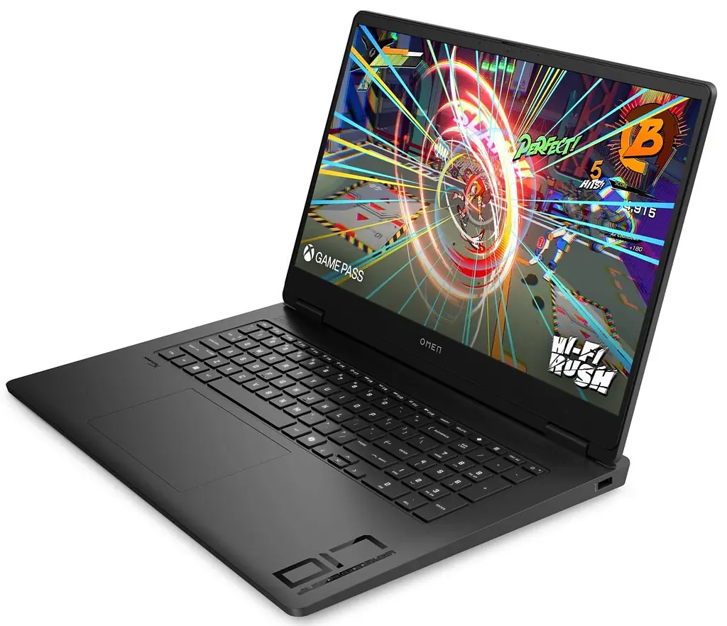Ноутбук HP 17.3 OMEN 17-db1010ua FHD IPS AG/Ryzen 7 AI 350/32GB/1TB/RTX 5060 8GB/DOS/Black (C3UU9EA) - фото 2