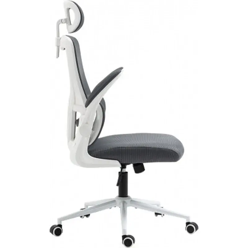 Офісне крісло GT Racer X-5728 White/Gray - фото 5