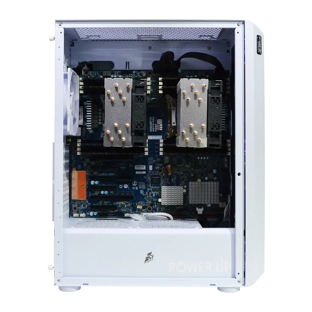 Сервер двопроцесорний Tower Power Up #81 Xeon E5 2690 v3 x2/128 GB/SSD 256 Gb x 2 Raid/Int Video - фото 3