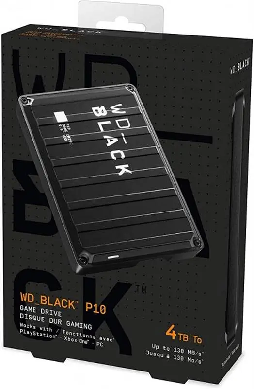 Зовнішній жорсткий диск WD 2.5` USB 4.0TB P10 Game Drive (WDBA3A0040BBK-WESN) - фото 7