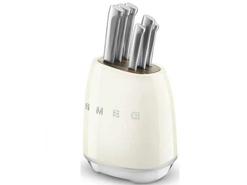 Набір ножів із 7 предметів Smeg KBSF02CR